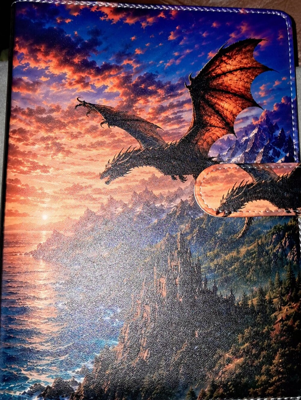New! A5 Dragon Binder Notebook With Paper